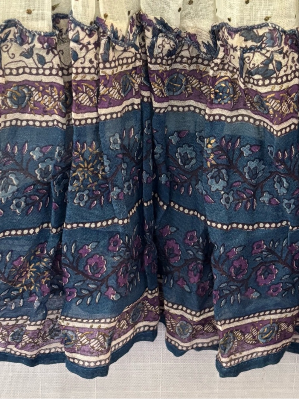 Karma Highway Boho Tiered Maxi Skirt One Size 100% Cotton - Picture 5 of 9